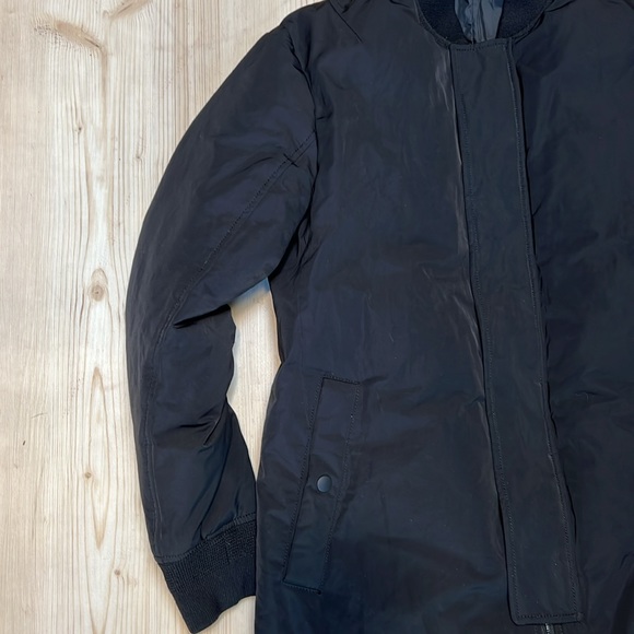 Solid Homme (Wooyoungmi) Long Black Bomber Jacket - Picture 3 of 12